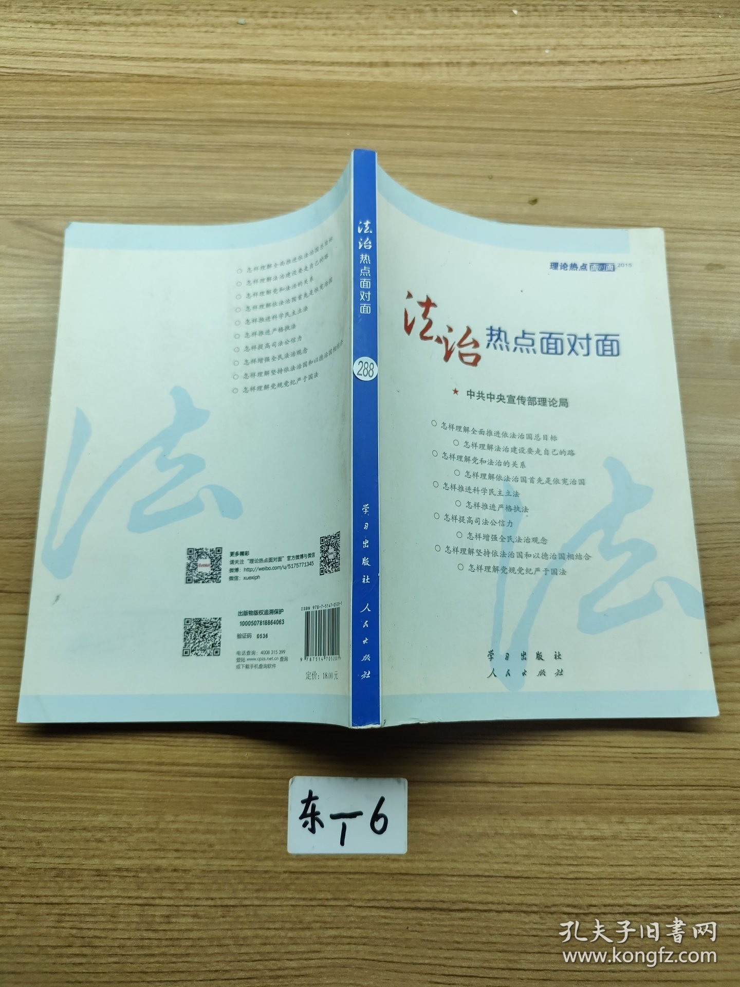 2015理论热点面对面：法治热点面对面