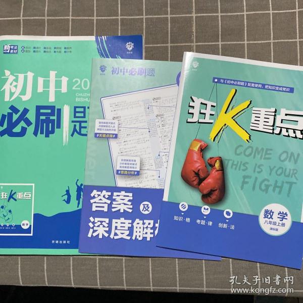 理想树 2021版 初中必刷题 数学八年级上册课标版 适用冀教版教材