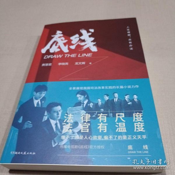 底线  法律有尺度，法官有温度  靳东、成毅、蔡文静主演的热播电视剧《底线》剧本小说