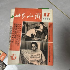 世界知识画报1981年−1993年（1981年17.19，1982年4.7.8.9.11，1983年4.6，1984年1.2.5.8，1985年2.3.4.6.7.10.11，1986年2.4.7.8，1987年5，1988年4.5.6.8.9.10.11，1991年9，1992年8.9，1993年4.6.7）41册合售