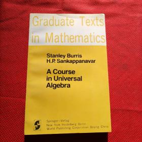 A COURSE IN UNIVERSAL ALGEBRA