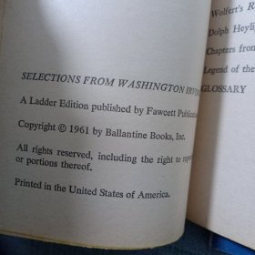 Selections From Washington Irving