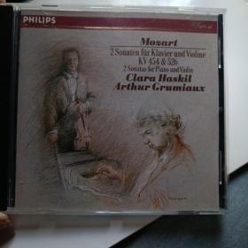Mozart
2Sonaten fur KIavier und VioIine
莫扎特CD
