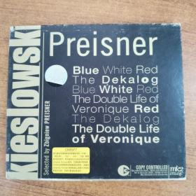 290唱片光盘 CD：preisner/kieslowski      一张光盘盒装