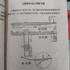 少年科技活动丛书：模型飞机 上下册 2本合售