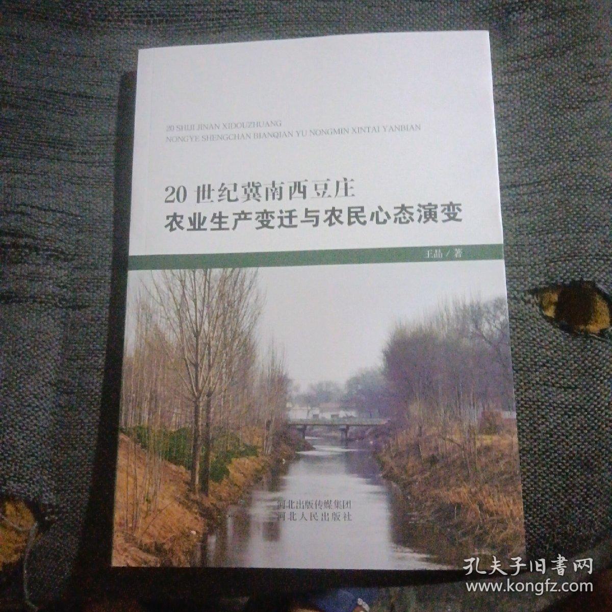 20世纪冀南西豆庄农业生产变迁与农民心态演变