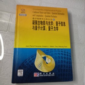 凝聚态物质与光学;量子信息与量子计算;量子力学