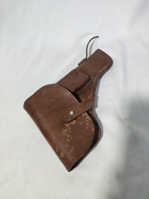 怀旧民俗老物件七八十年代老枪套家居客厅博古架摆设收藏佳品不多见