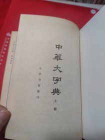 中华大字典(缩印本全二册)