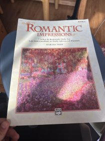 romantic impressions 7 solos inromantic style for late intermediate to early advanced pianists martha mier