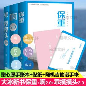 保正版！大冰三本套 新书保重+乖摸摸头2.0+啊2.0阿弥陀佛么么哒增补版9787559664129北京联合出版公司等大冰