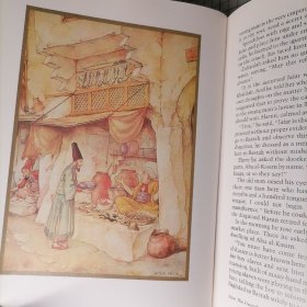 英文版 Stories from The Arabian Nights  Retold by Naomi Lewis Illustrated by ANTON PIECK Naomi Lewis的《天方夜谭/一千零一夜/阿拉伯之夜》故事  安东·皮克 插图 荷兰插画家Anton Pieck 安东·皮克 绘本画集