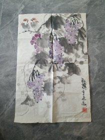 黄.喜画作秋实图