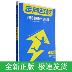 走向名校 课时同步训练 九年级物理 下册 RJ 人教版 2023版 初三