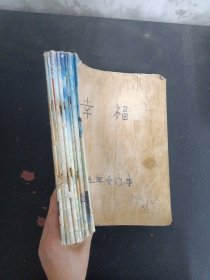 幸福 1999年 月刊 全年1-12期（總第116-127期）共12本合售 自制合訂本 雜志