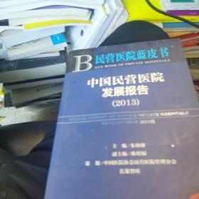 民营医院蓝皮书：中国民营医院发展报告（2013）