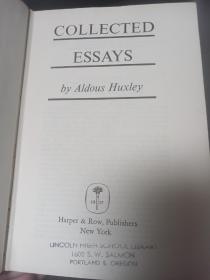 Collected essays of Aldous Huxley