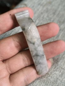 翡翠老发簪