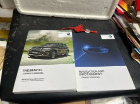 THE BMW X5. （OWNER'S MANUAL.）+ NAVIGATION AND INFOTAINMENT.2册合售