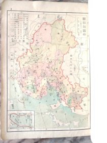 新中国分省地图 （共和国历史上消失的省：西康省、辽东省、热河省、辽西省、察哈尔省、松江省、平原省。1950）