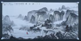 王晓中【带美术馆收藏证书】：生于1968年，祖籍苏州太湖人，字真一，号太湖居士。现为国家一级美术师，苏州胥口书画协会会长，中国书画研究会理事，稻香居书画研究所创始人