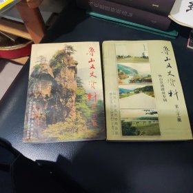 鲁山县文史资料第二十一，二十二辑。共两册。