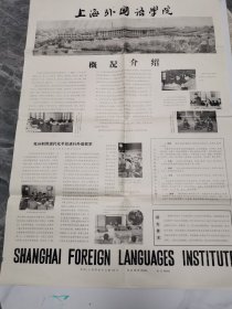 上海外国语学院1979年招生介绍。