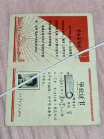 江苏语录毕业证书
1977年溧阳高中毕业证书