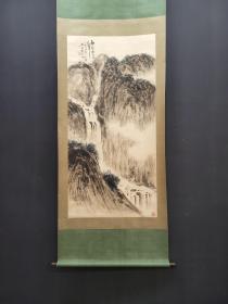 A 傅抱石 精品纸本4尺山水立轴 画心