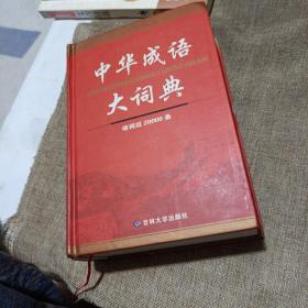 中华成语大词典(精装未翻阅无破损，侧面少量几个字迹，要求过高勿拍，收词近20000条)