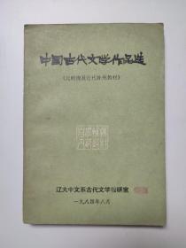 中国古代文学作品选 元明清及近代补充教材