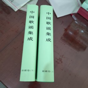 中国歌谣集成.新疆卷 上下全2册合售【1011】