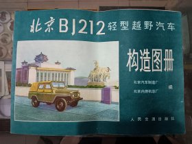 北京BJ212轻型越野汽车构造图册（里边全是彩色图片）