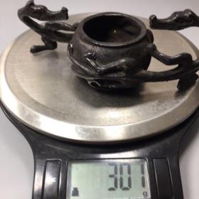 铜笔架 笔洗
品相如图