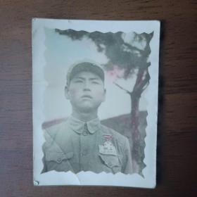 志愿军战士照片（1954年，手工上色）
