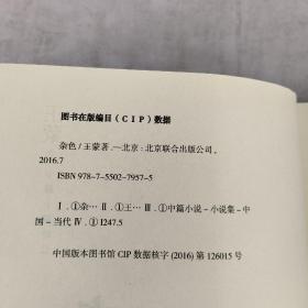 王蒙中篇小说精选：杂色