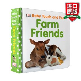 英文原版 Baby Touch and Feel Farm Friends DK宝宝触摸书农场朋友 英文版 进口英语原版书籍