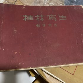 桂林写生，胡佩衡，八开1957