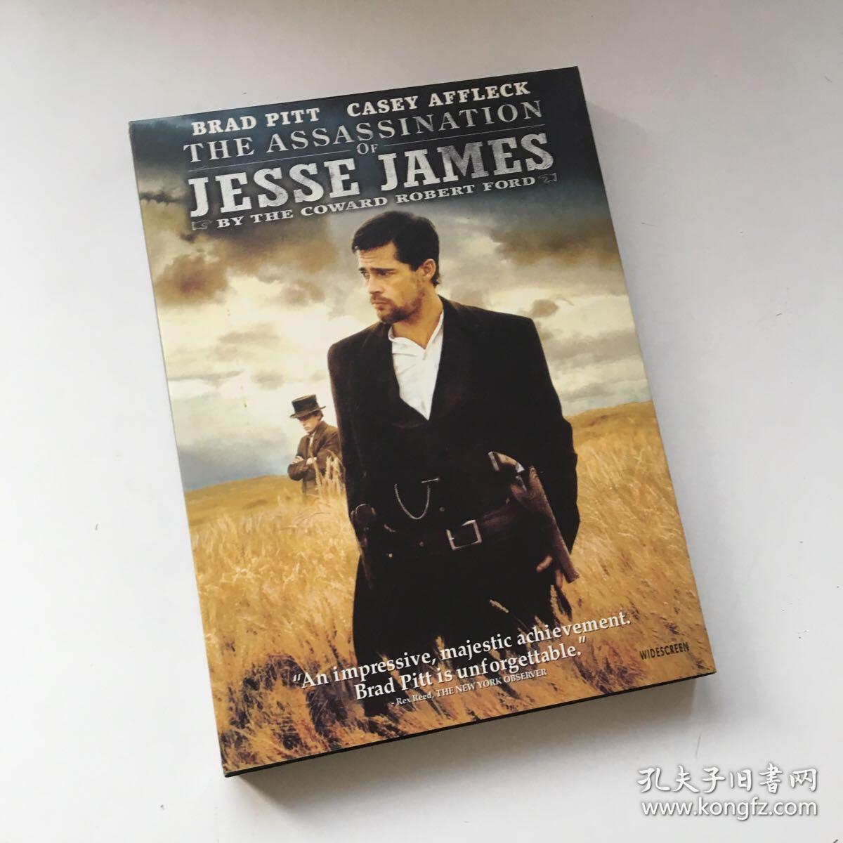 DVD 光盘 1碟盒装：神枪手之死 The Assassination of Jesse James by the Coward Robert Ford (2007)又名: 刺杀神枪侠 / 刺杀杰西·詹姆斯 / 刺杀神枪手 / 叛逆暗殺 /  刺杀杰西