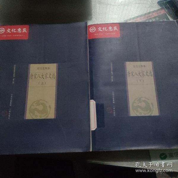 中国家庭基本藏书·综合选集卷：唐宋八大家文选（上下）