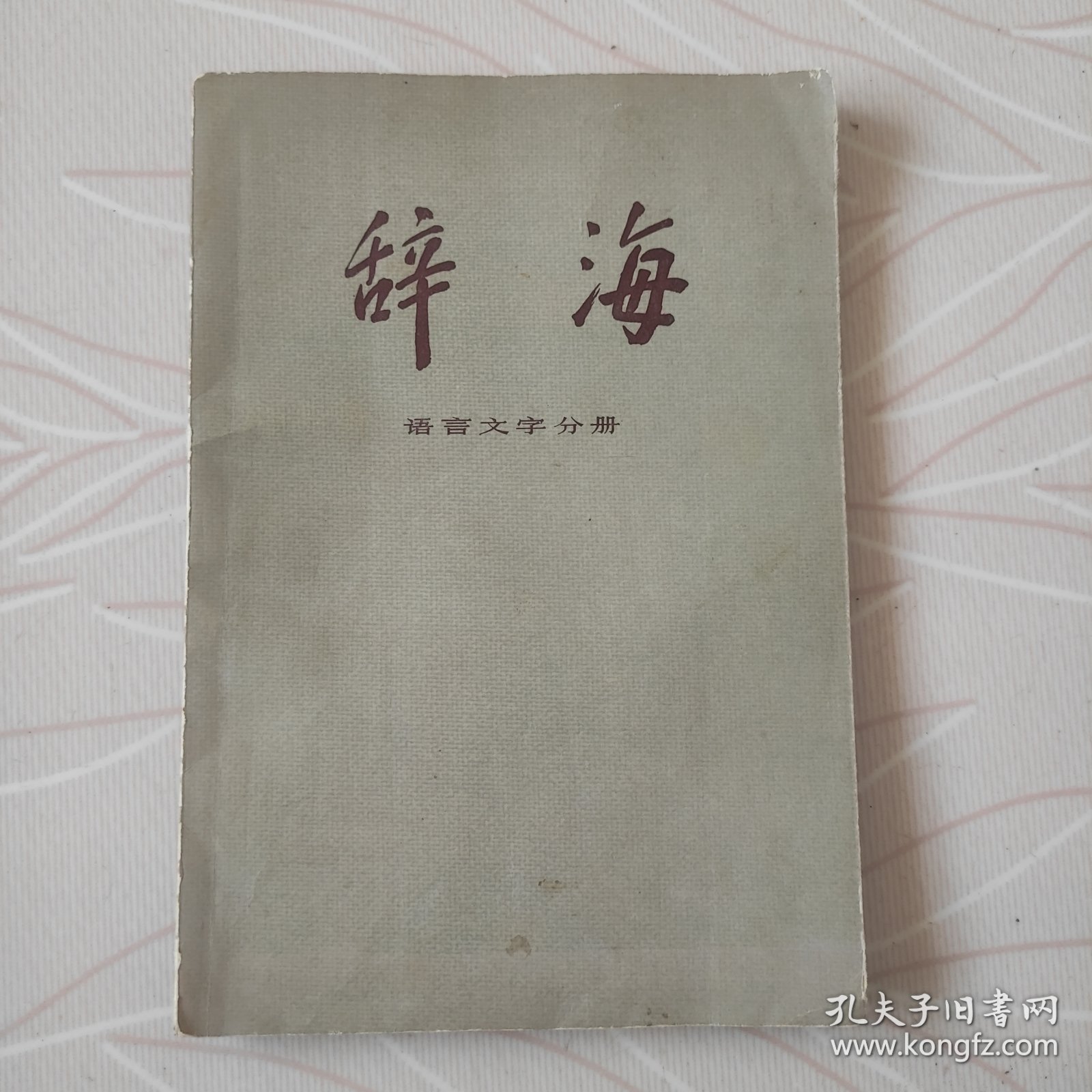 1977年语言文字分册，辞海