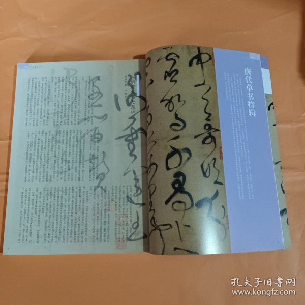 《中国书法》杂志，唐代草书特辑（张旭《草书肚痛帖》《草书断千字文卷》、怀素《草书论书帖》《草书苦笋帖》、欧阳询《草书仿右军帖》、虞世南、陆柬之、贺知章、孙过庭、颜真卿《草书仿右军帖》、高闲等草书名迹），张旭草书与无意识，韩玉涛:旭、素优劣论，唐代草书的法脉与格辙，王蘧常书法研究（共40页）王蘧常书法精选，李一:书法史上的王蘧常，王蘧常书学分期和晚期书法，刘彦湖:王蘧常书学散论，张海书法评赏，