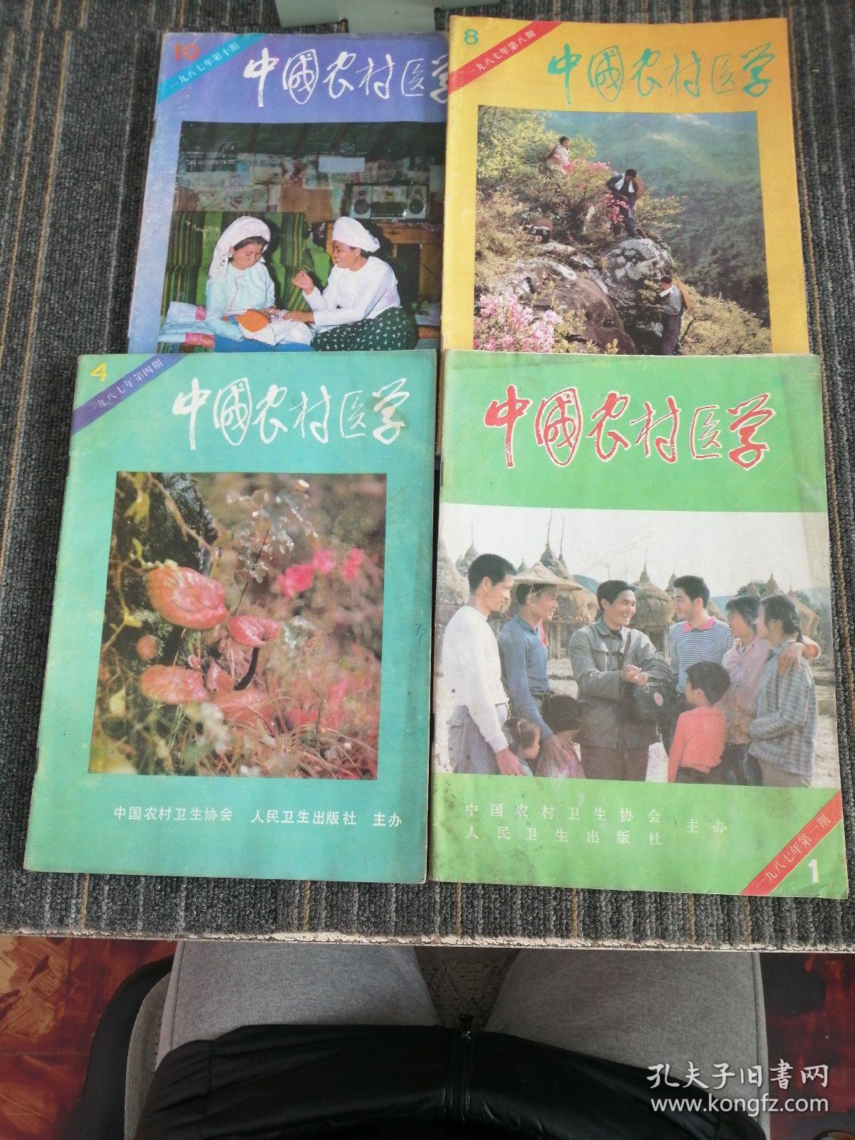 中国农村医学
1987年1，4，8，10期