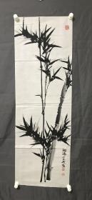 程开涛画竹(漓江画童)李骆公弟子