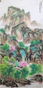 中美协会员 陈老师四尺整张精品山水
