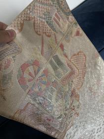 日本回流 西阵织 布料 刺绣 工艺精湛 和服 腰带 全通 手工 可制作 茶席 布垫 茶垫 桌旗 布兜 袋子 手工 DIY 300