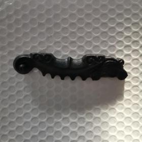 日本购回 生肖(龙)文镇(镇纸)鉄器 笔置 生肖龙 辰龙 造型逼真 摆放平稳 尺寸:13.0*1.6*3.0(cm)重:182克