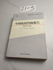 中国农村调查·咨政报告系列：中国农村咨政报告（2013年卷）