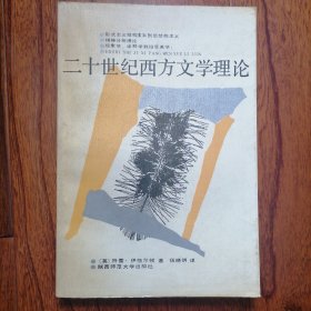 二十世纪西方文学理论（1987年8月二版一印，年代久远保存不易，外封有些旧，品相见图片）