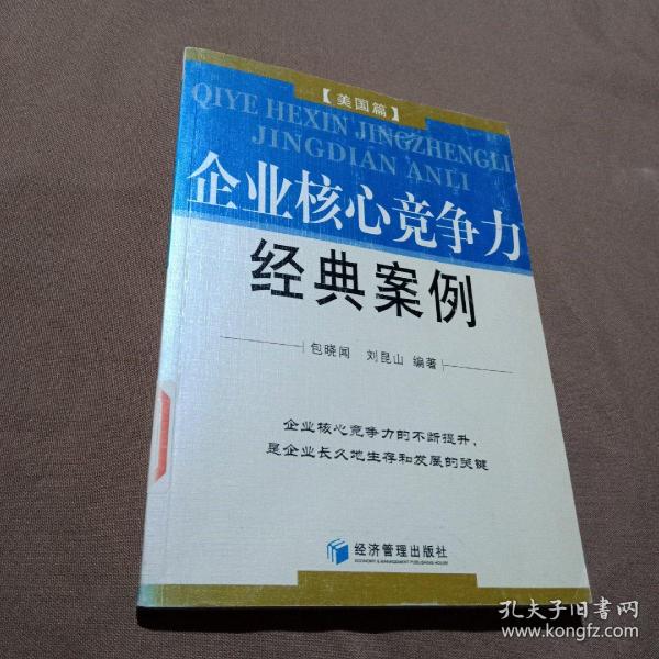 企业核心竞争力经典案例：美国篇